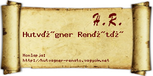 Hutvágner Renátó névjegykártya